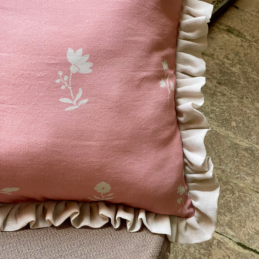 Clyde Windsor Estate Cannoli Frilly Cushion Cover - 16 x 16 - Single