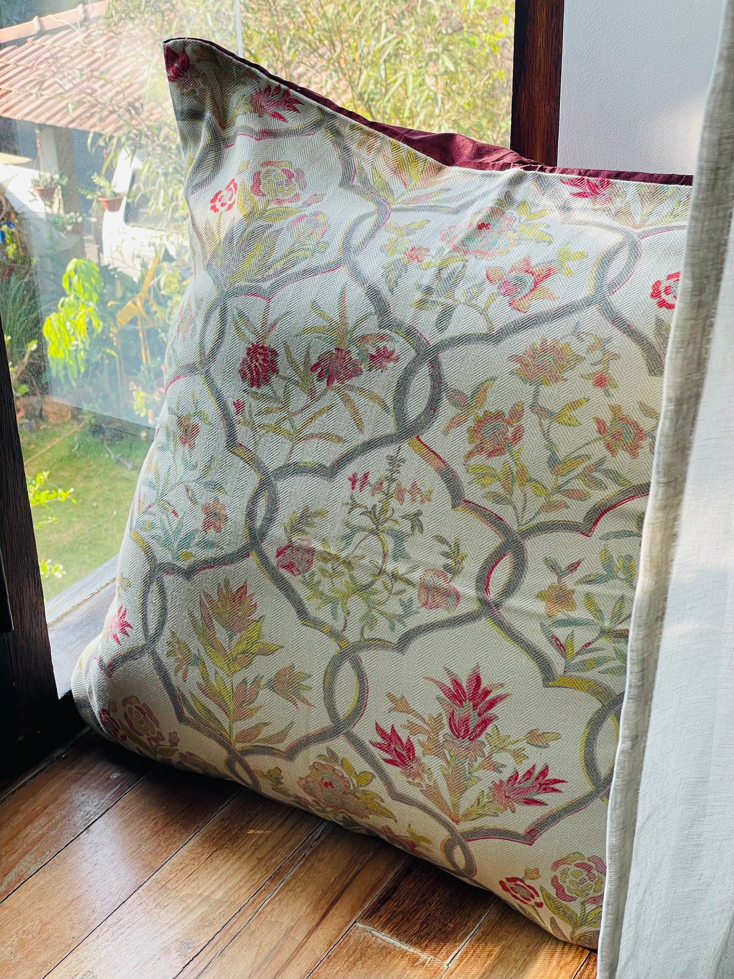 Seine Camellia Cushion Cover - 24 x 24 - Single