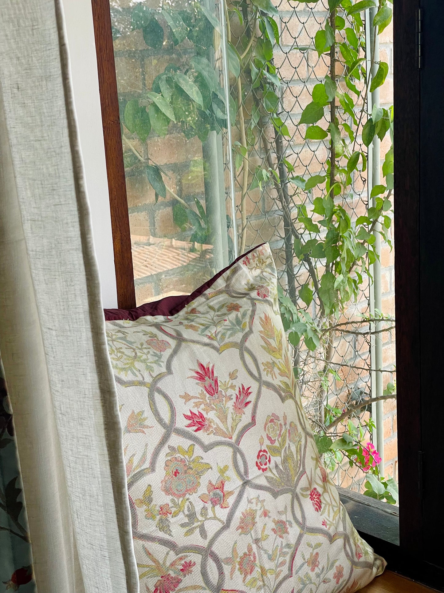 Seine Camellia Cushion Cover - 24 x 24 - Single