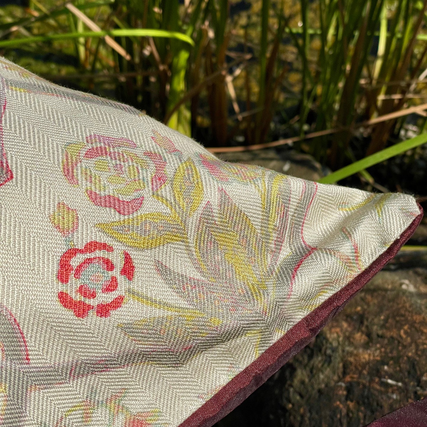Seine Camellia Cushion Cover - 24 x 24 - Single