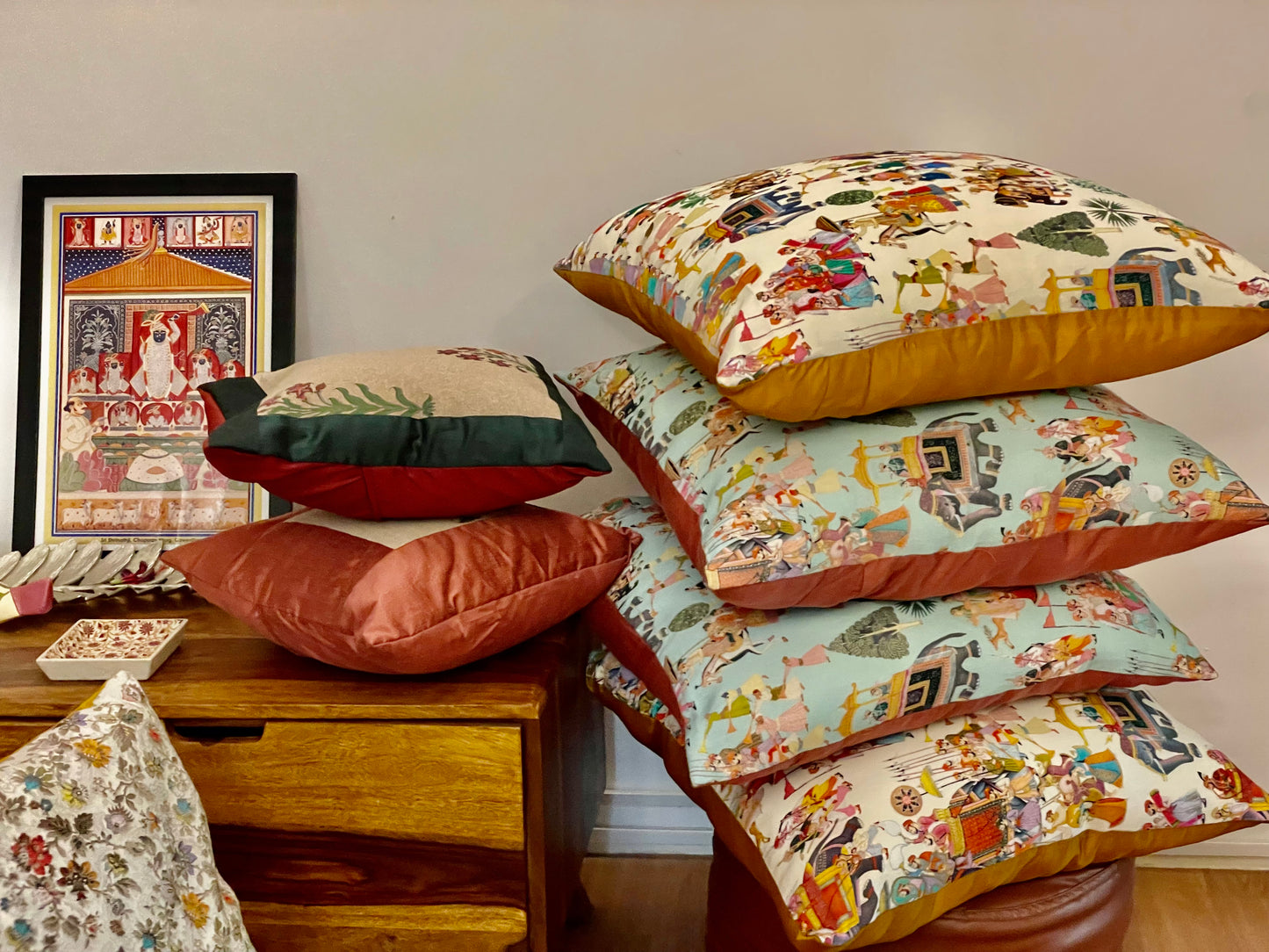 Seine Jodhpur Cushion Cover - 24 x 24 - Single