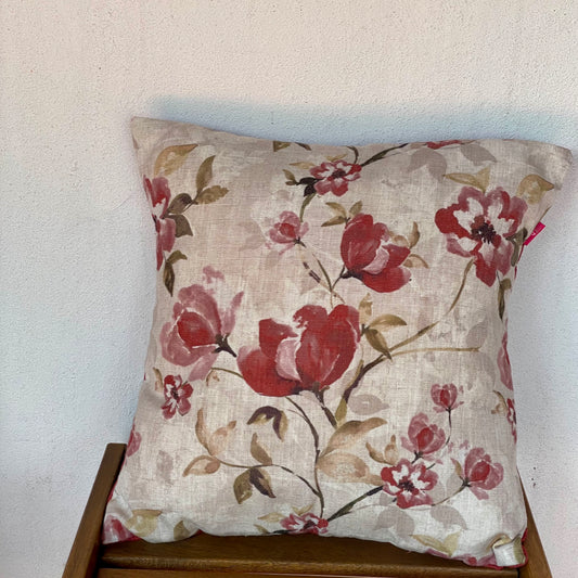Clyde Bagh Sangria Cushion Cover - 16 x 16 - Single