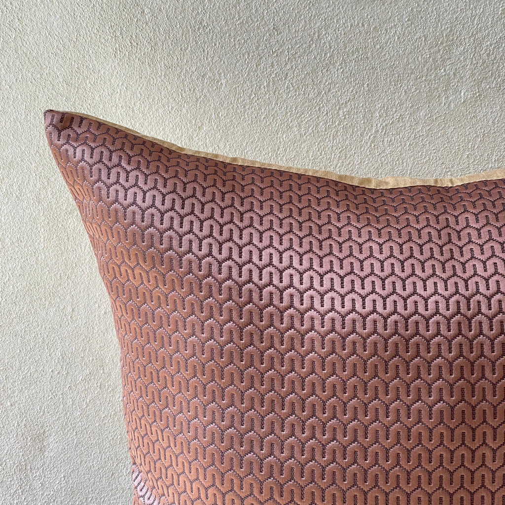 Seine Manhattan Mauve Cushion Cover - 24 x 24 - Single