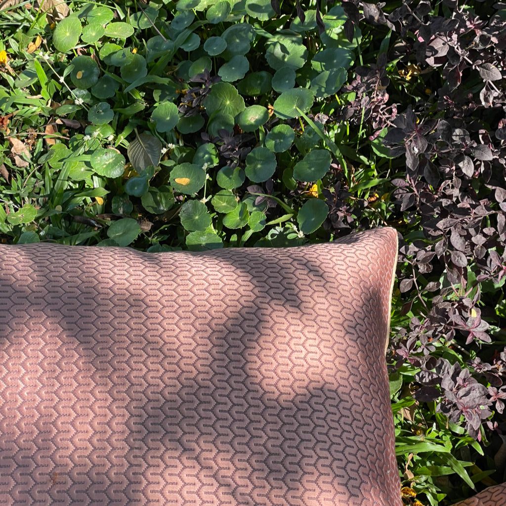 Seine Manhattan Mauve Cushion Cover - 24 x 24 - Single