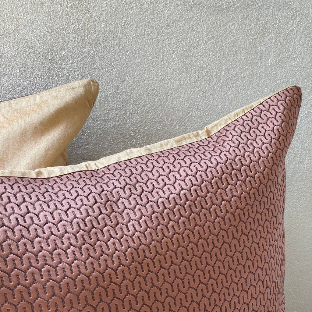 Seine Manhattan Mauve Cushion Cover - 24 x 24 - Single