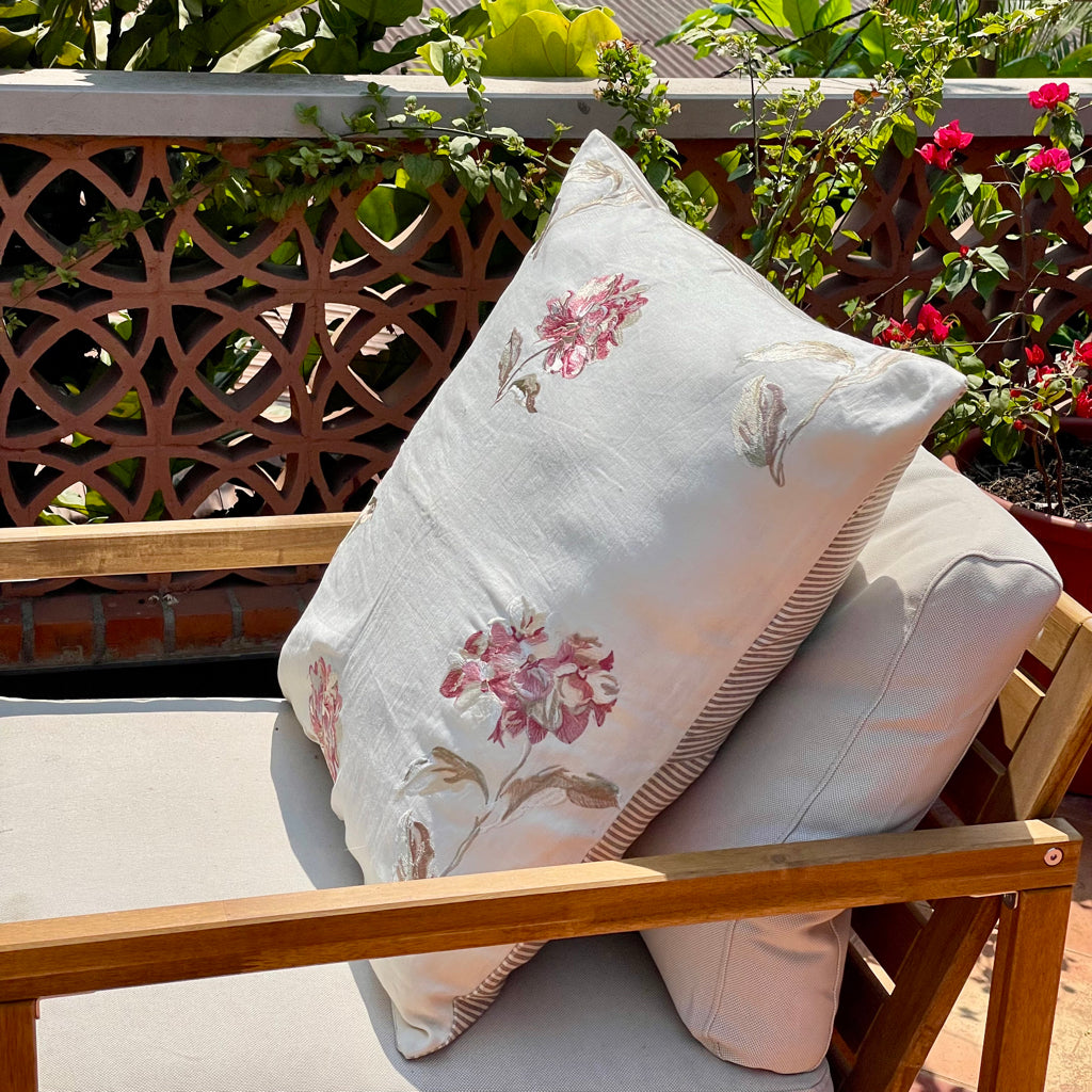 Seine Cherry Parfait Cushion Cover - 24 x 24 - Single