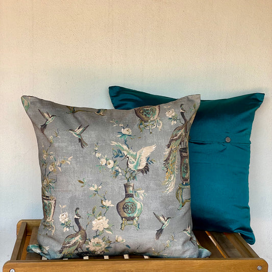 Seine Portofino Blue Cushion Cover - 24 x 24 - Single