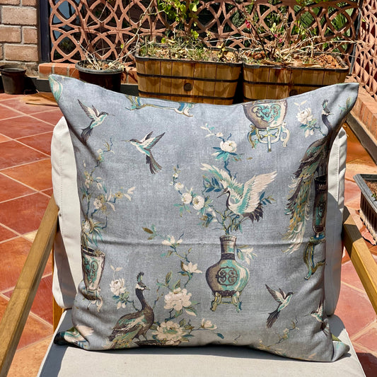 Seine Portofino Blue Cushion Cover - 24 x 24 - Single