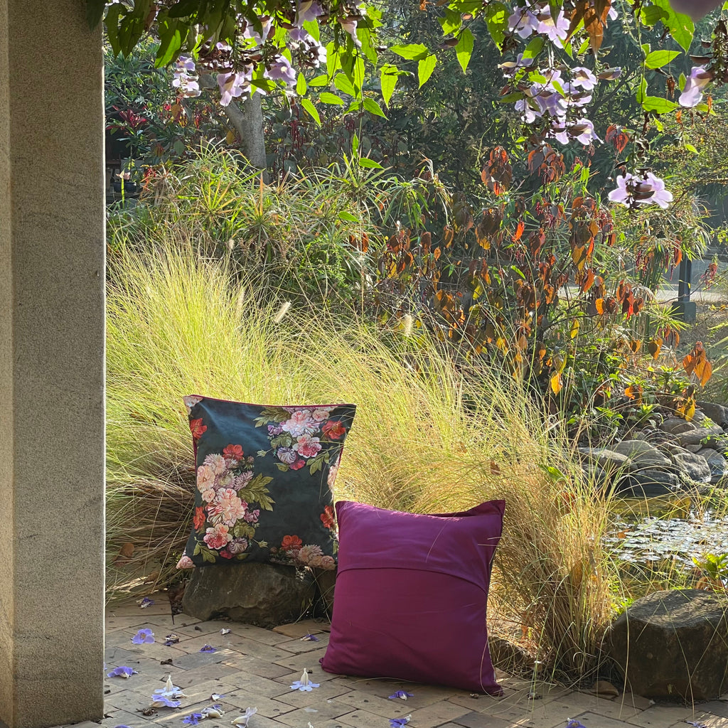 Seine Belladonna Cushion Cover - 24 x 24 - Single