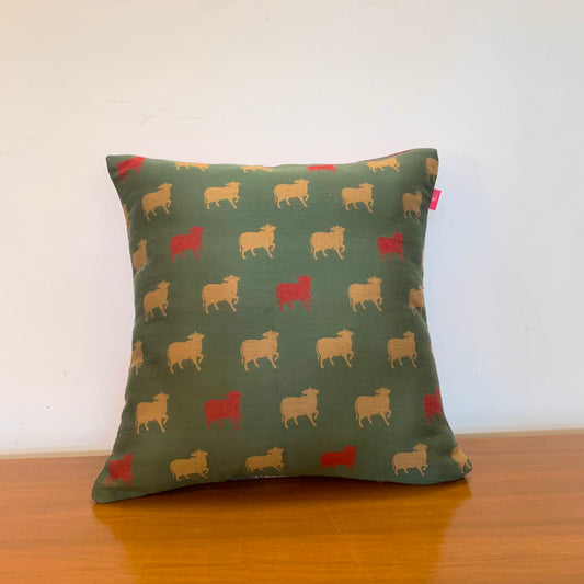 Clyde Haveli Green Cushion Cover - 16 x 16 - Single
