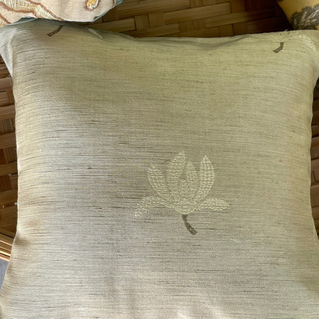 Mekong Fig & Walnut Cushion Cover with filler - 7 x 7 - Set of 2