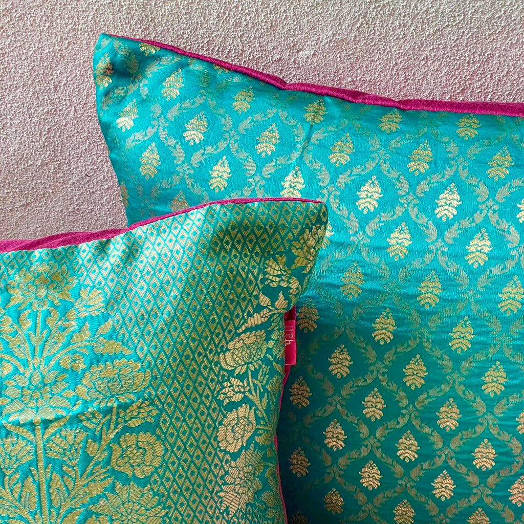 Regal Radiance Decorative Festive Cushion Cover 16 x 16 - Single