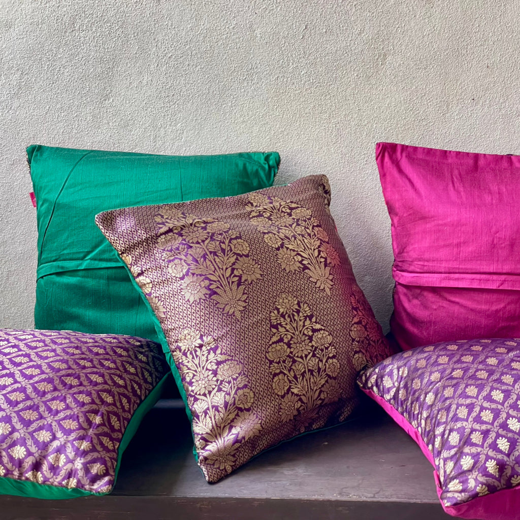 Opulent Aura Decorative Festive Cushion Cover 16 x 16 - Single