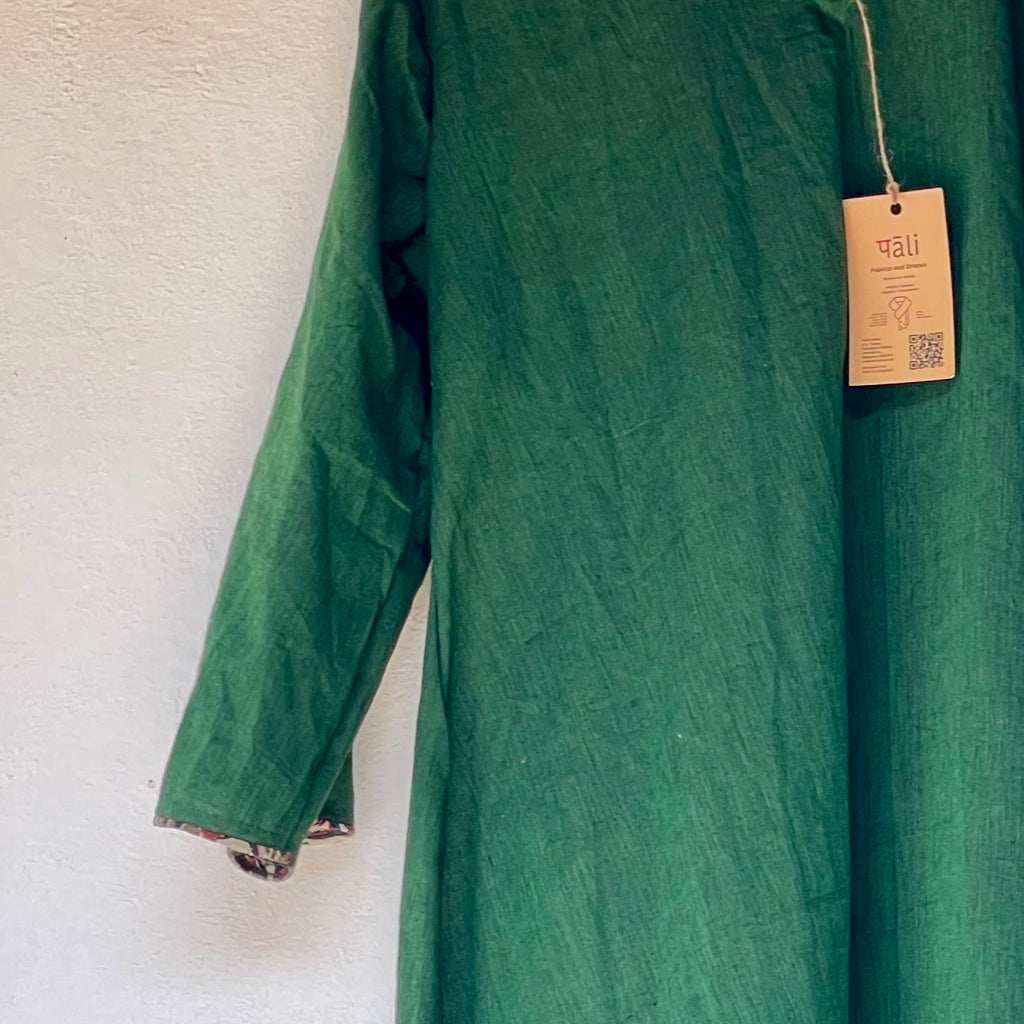San Francisco Green Cotton Dress
