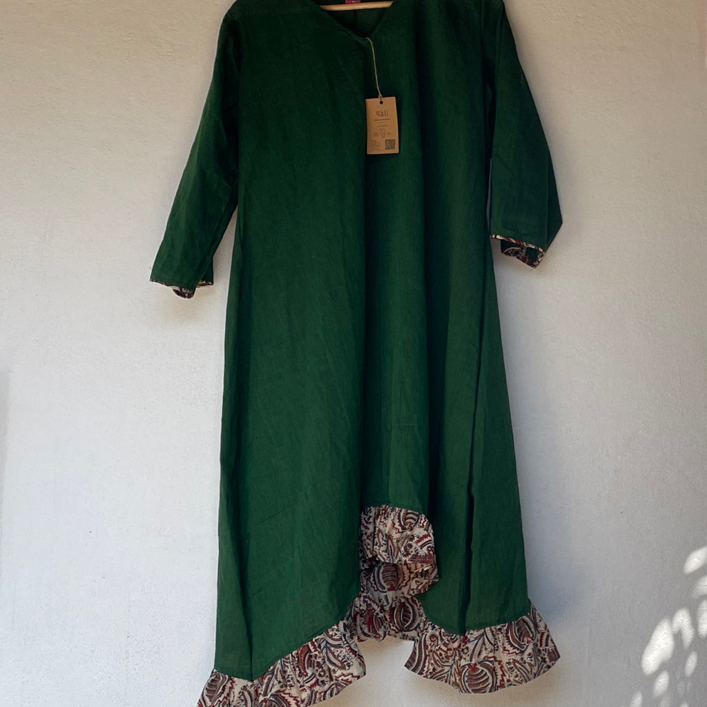 San Francisco Green Cotton Dress