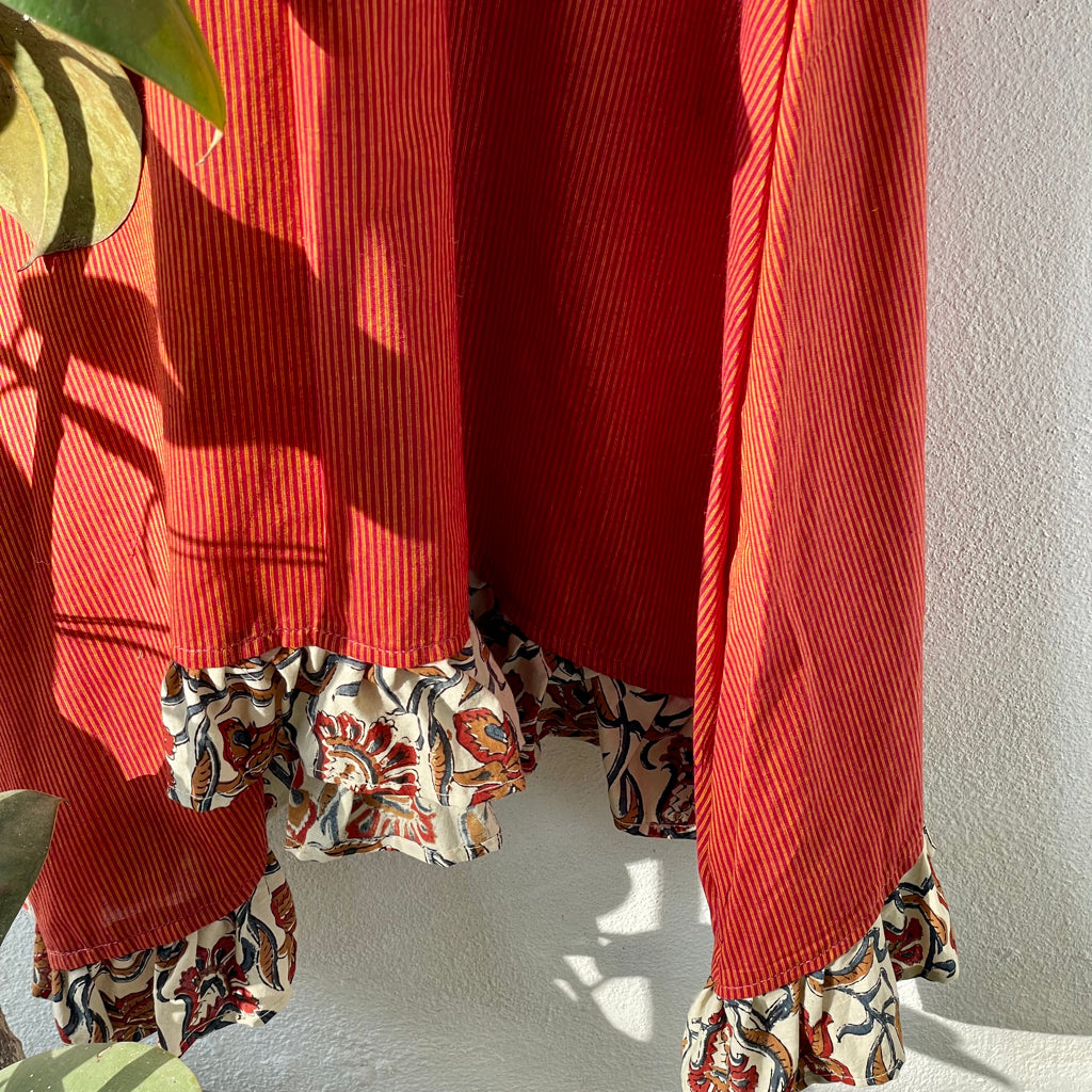 San Francisco Orange Cotton Dress