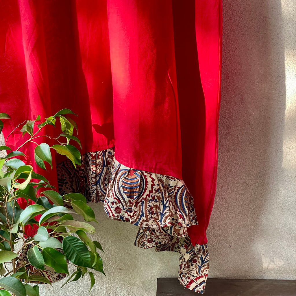 San Francisco Red Cotton Dress