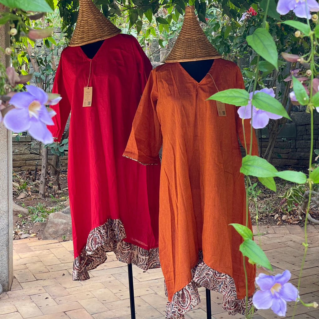San Francisco Red Cotton Dress