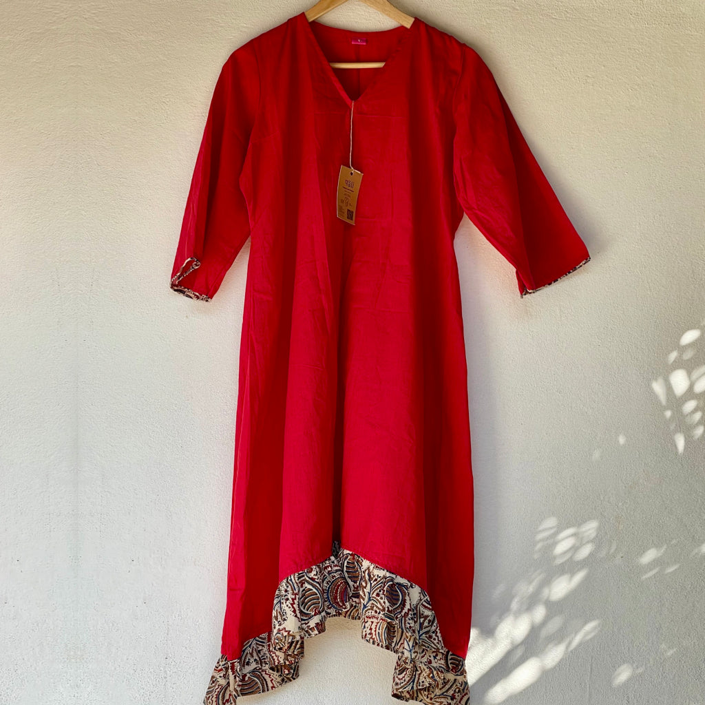 San Francisco Red Cotton Dress