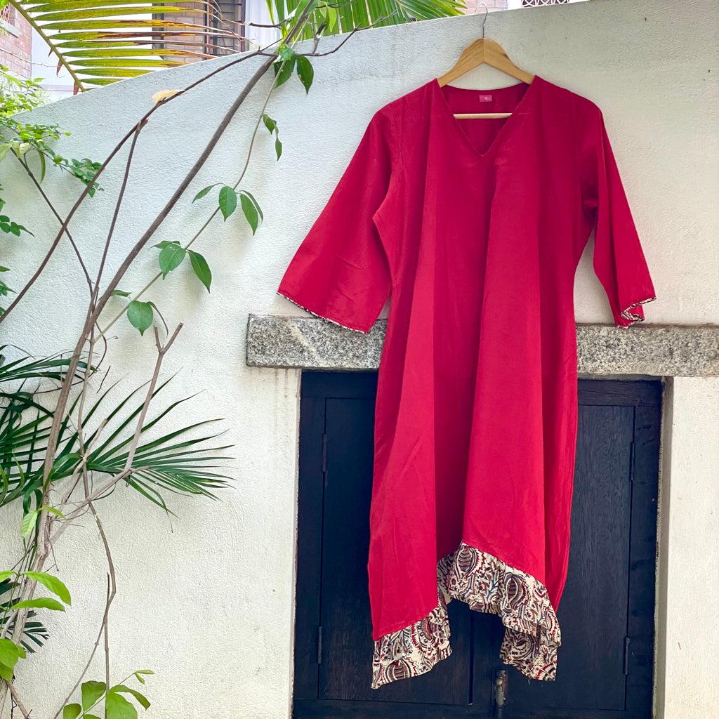 San Francisco Red Cotton Dress