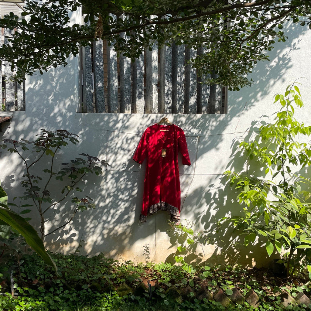 San Francisco Red Cotton Dress