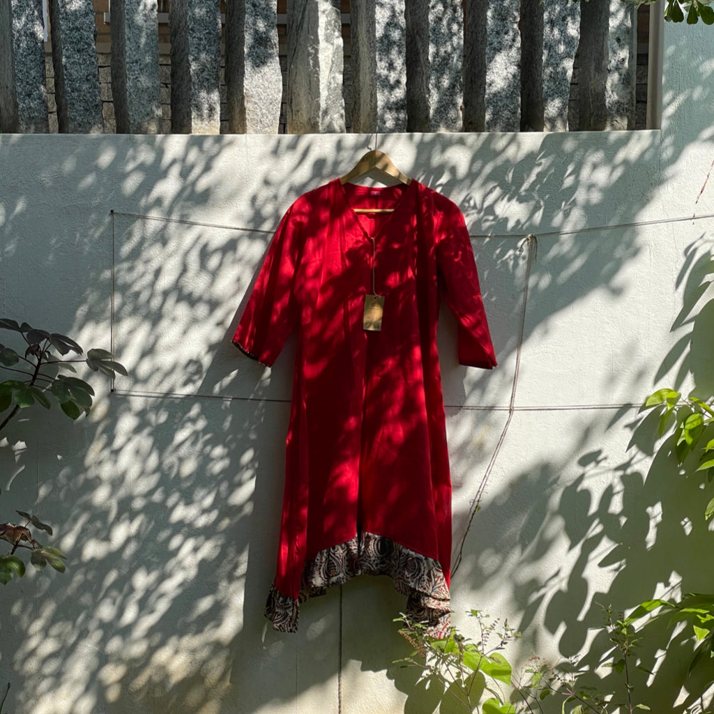 San Francisco Red Cotton Dress