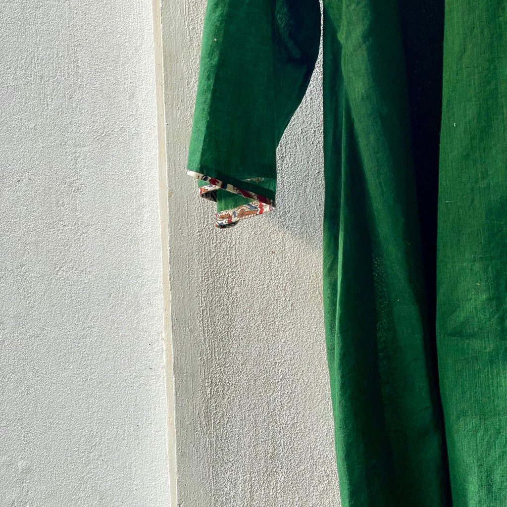 San Francisco Green Cotton Dress