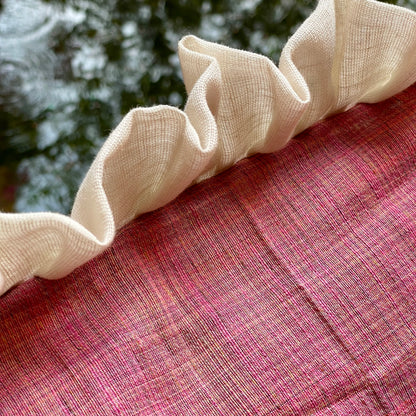 Clyde Windsor Estate Cannoli Frilly Cushion Cover - 16 x 16 - Single