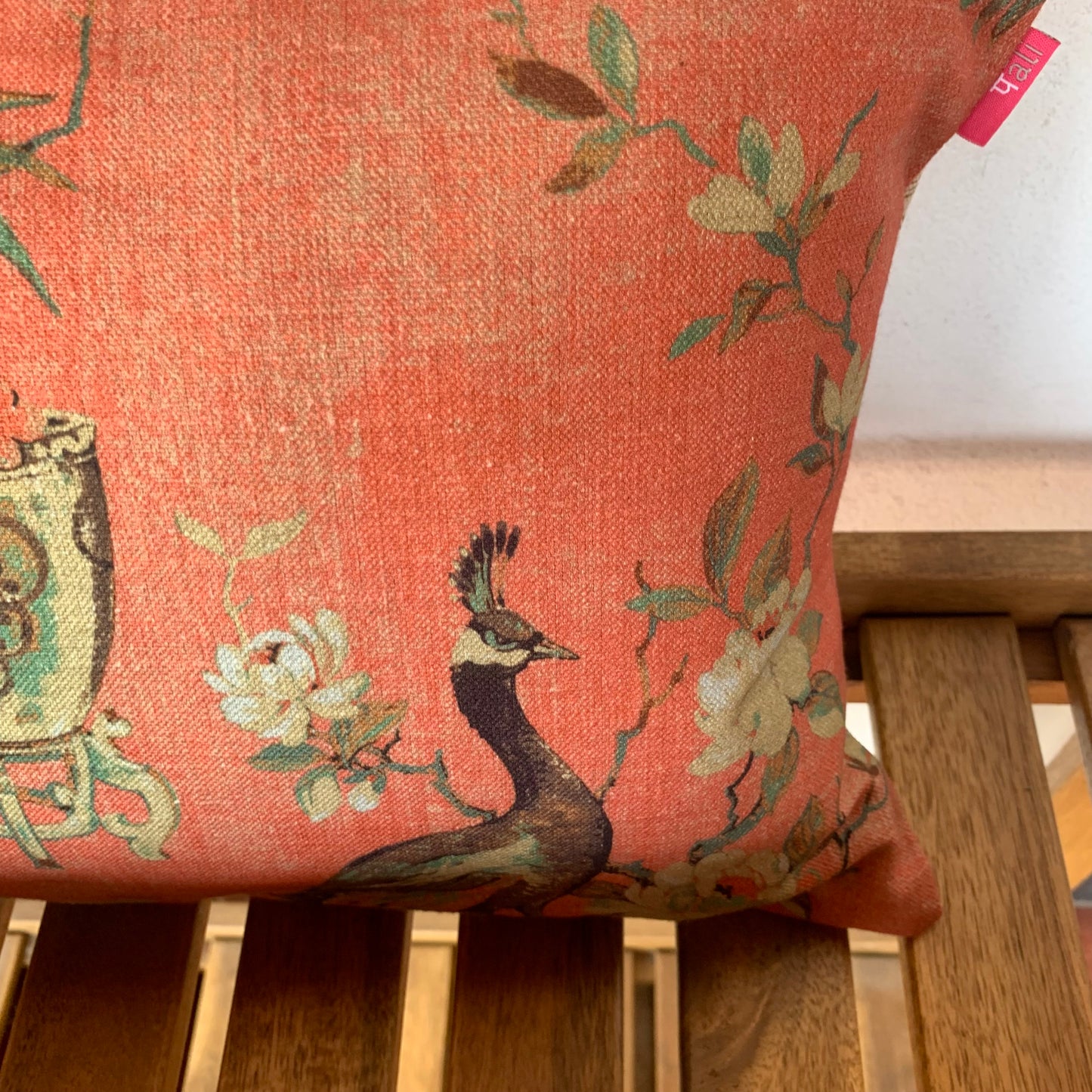 Clyde Portofino Apricot Cushion Cover - 16 x 16 - Single