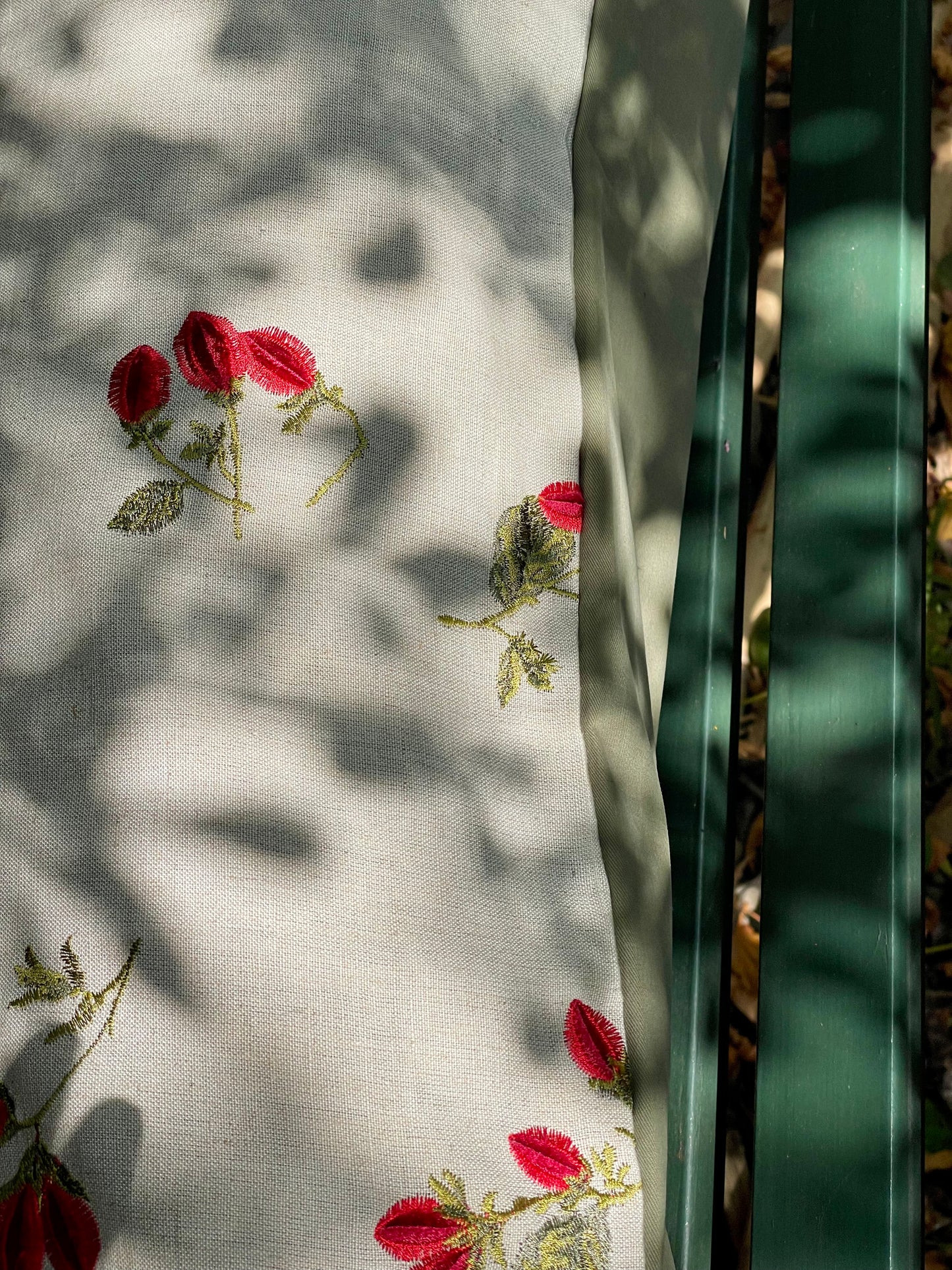 Indus Cherry Blossom Scarlet Cushion Cover - 38 x 18 - Single