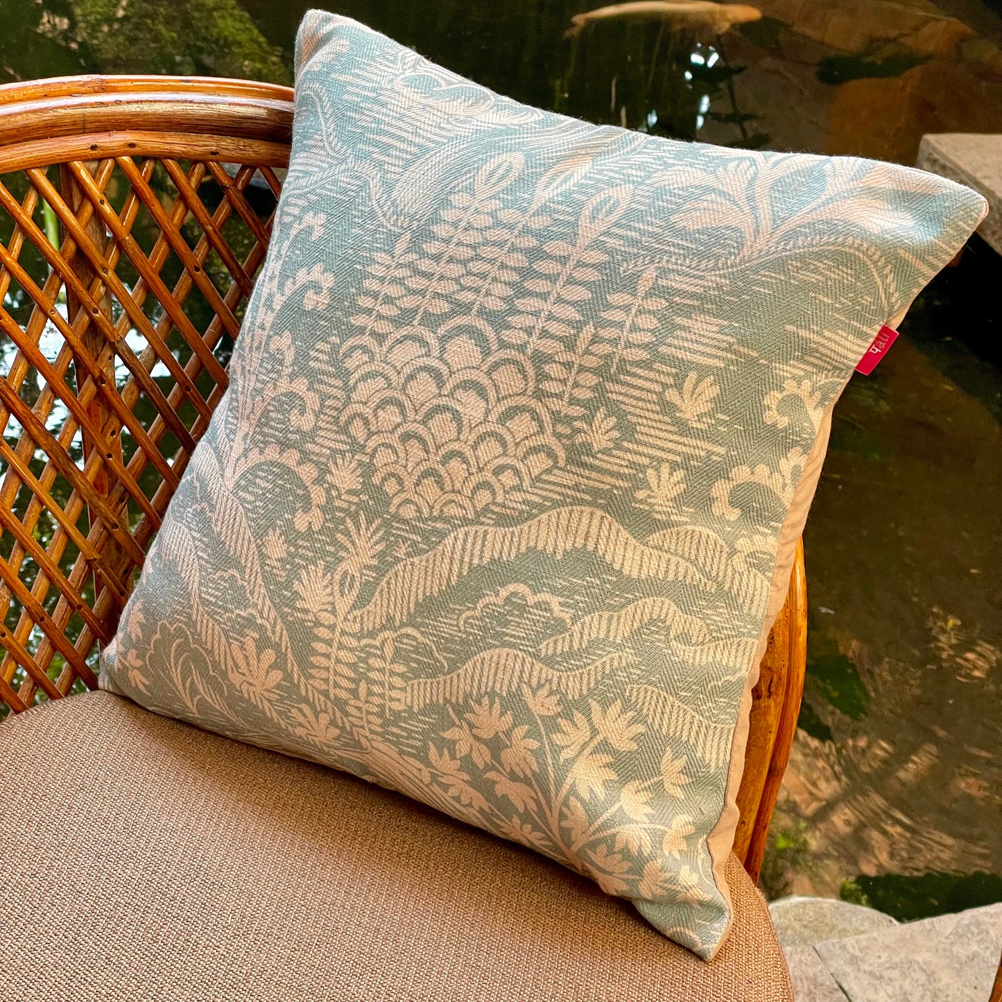 Clyde Nellie Sky Cushion Cover - 16 x 16 - Single