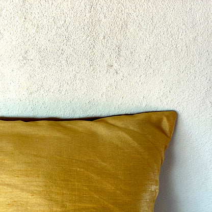Hudson Haveli Silver Cushion Cover - 22 x 12 - Single