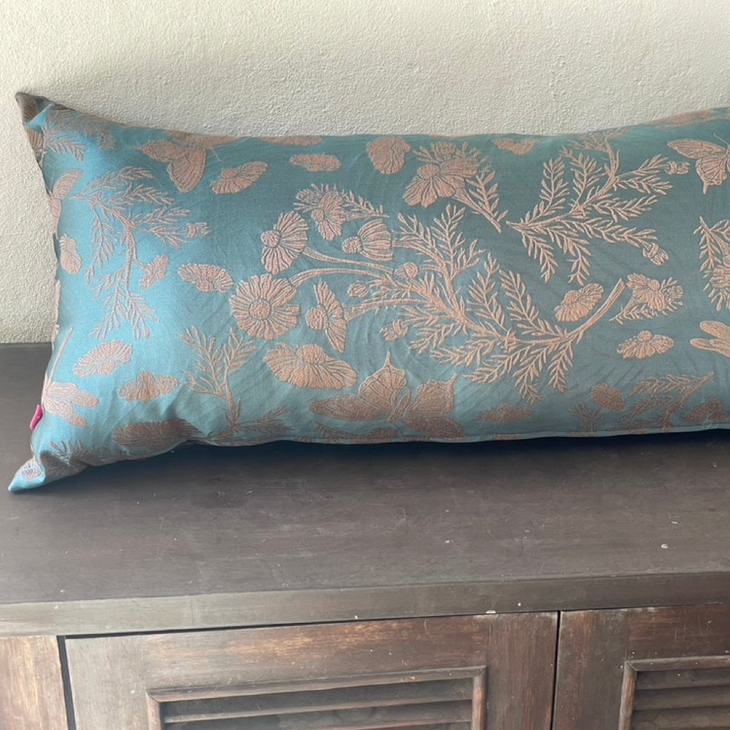 Nile Belmont Teal Cushion Cover - 54 x 20 - Single