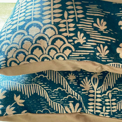 Clyde Nellie Indigo Cushion Cover - 16 x 16 - Single