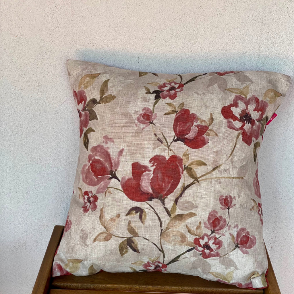 Clyde Bagh Sangria Cushion Cover - 16 x 16 - Single
