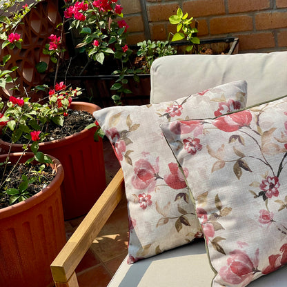 Clyde Bagh Sangria Cushion Cover - 16 x 16 - Single