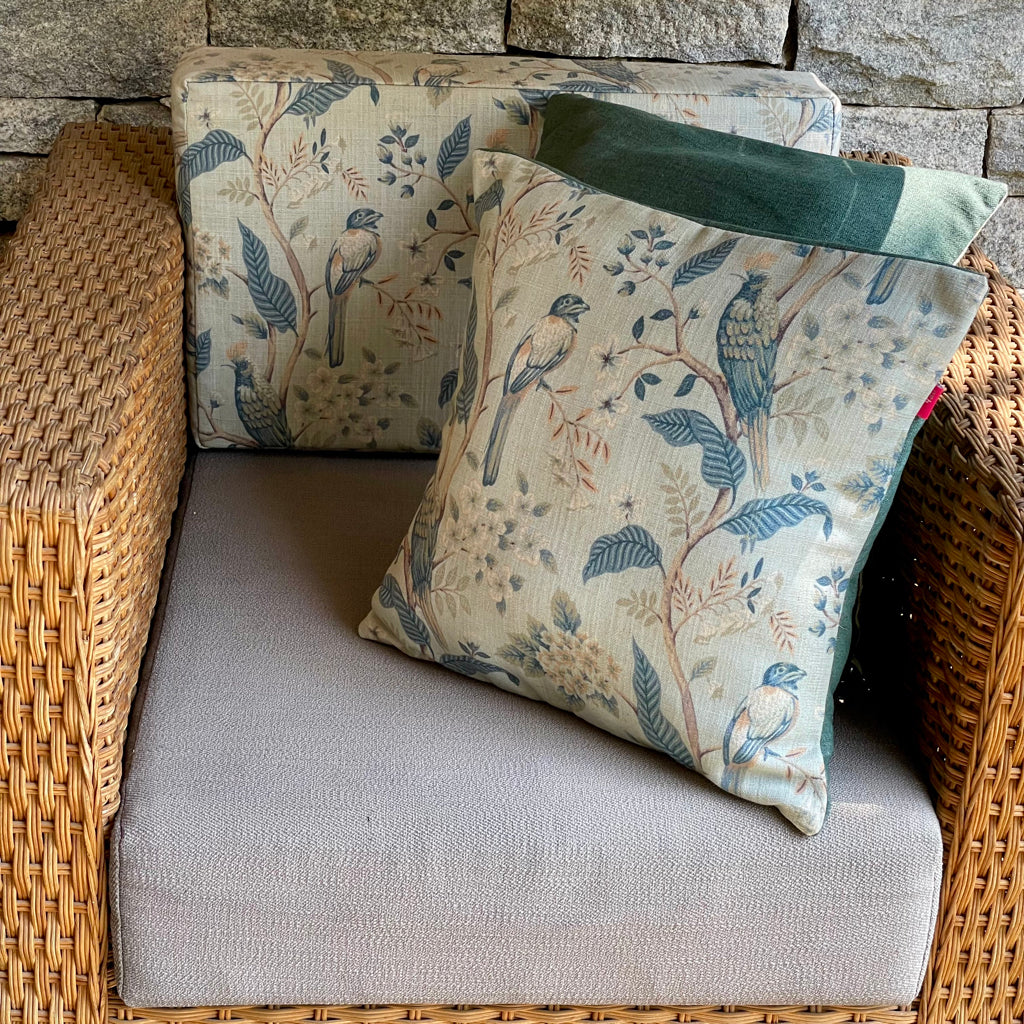 Clyde Panchi Nila Cushion Cover - 16 x 16 - Single