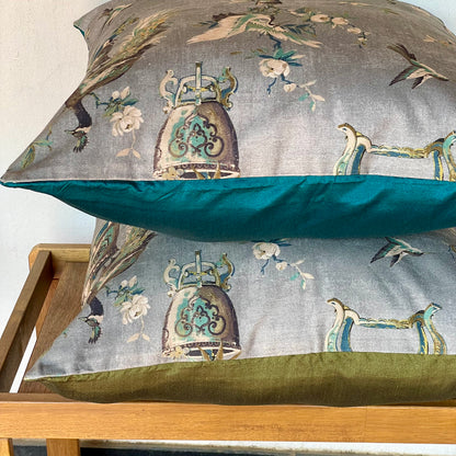 Seine Portofino Blue Cushion Cover - 24 x 24 - Single