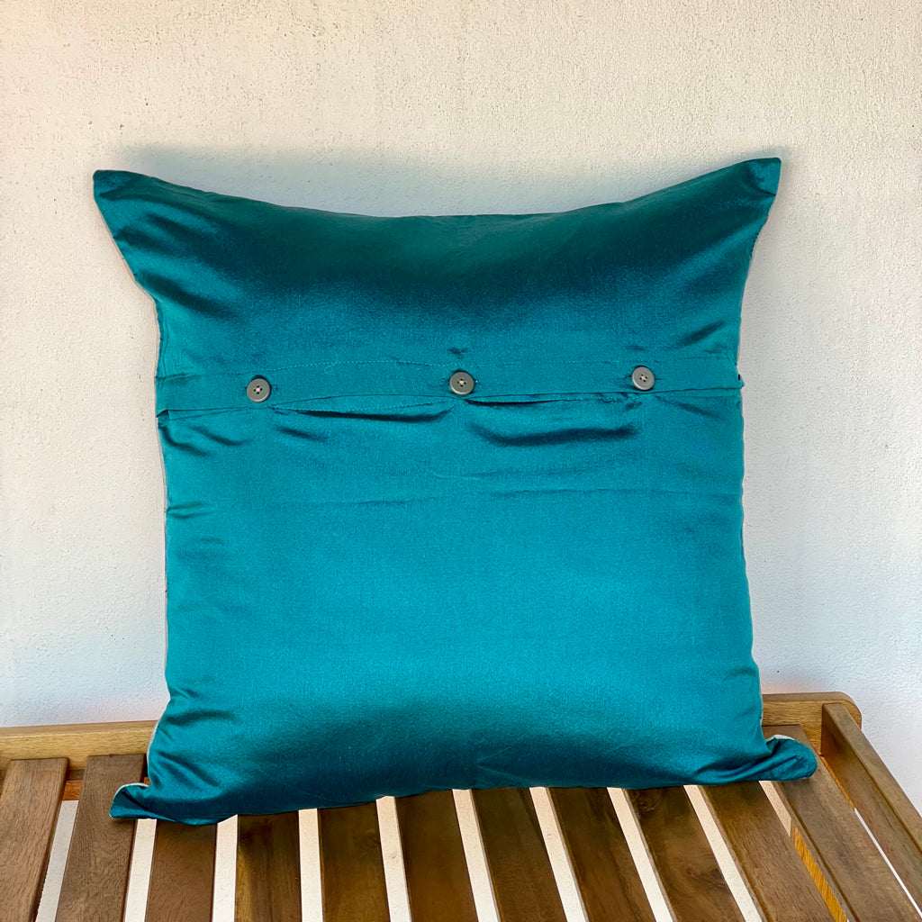 Seine Portofino Blue Cushion Cover - 24 x 24 - Single