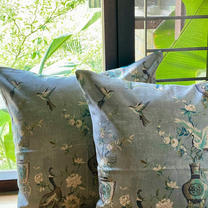 Seine Portofino Blue Cushion Cover - 24 x 24 - Single