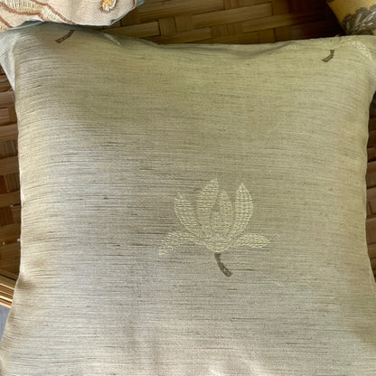 Mekong Fig & Walnut Cushion Cover with filler - 7 x 7 - Set of 2