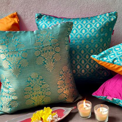 Regal Radiance Decorative Festive Cushion Cover 16 x 16 - Single