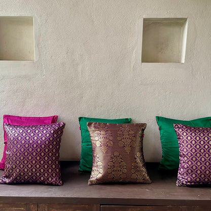 Opulent Aura Decorative Festive Cushion Cover 16 x 16 - Single