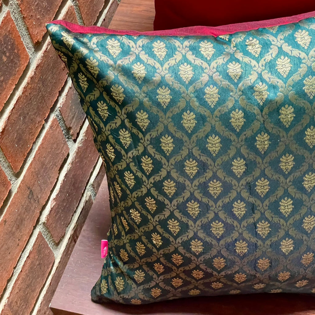 Velour Vista Decorative Festive Cushion Cover 16 x 16 - Single