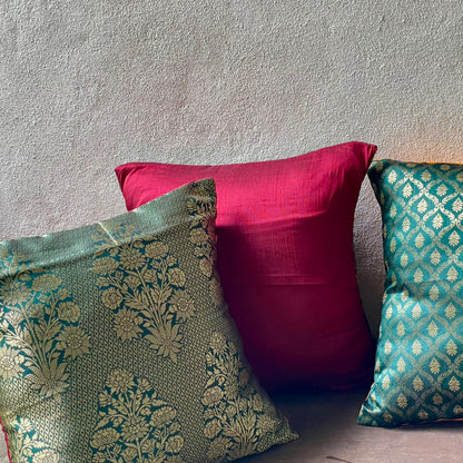 Velour Vista Decorative Festive Cushion Cover 16 x 16 - Single