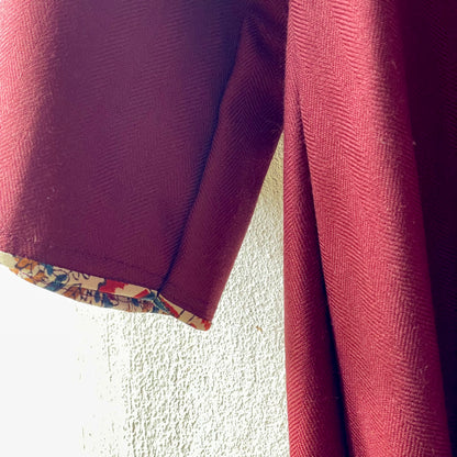San Francisco Burgundy Cotton Dress