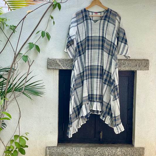 San Francisco Check Cotton Dress