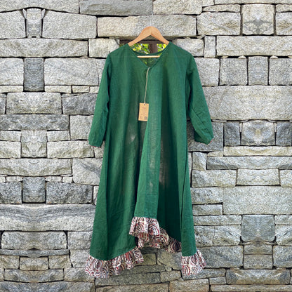 San Francisco Green Cotton Dress
