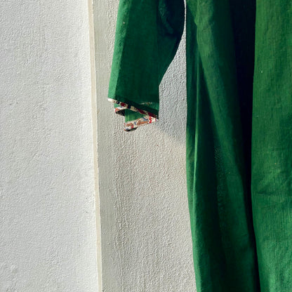 San Francisco Green Cotton Dress