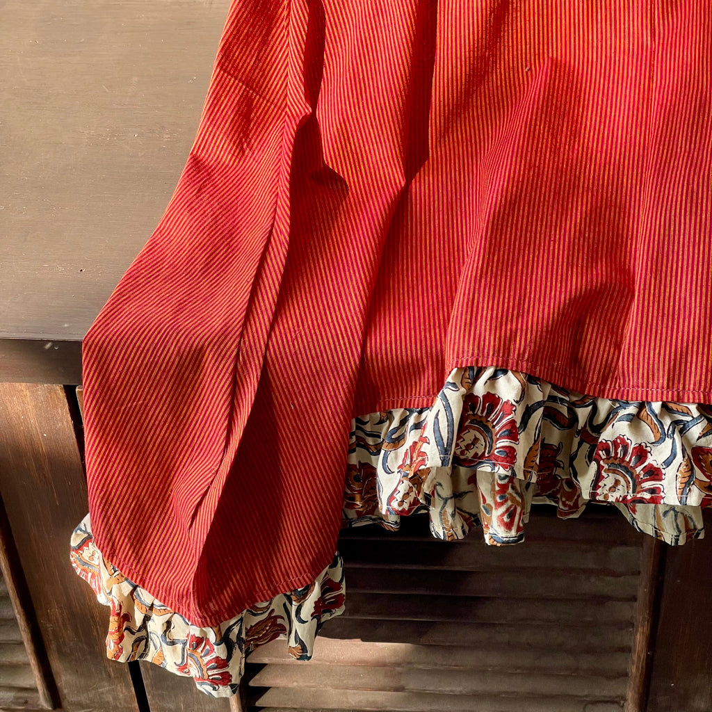 San Francisco Orange Cotton Dress